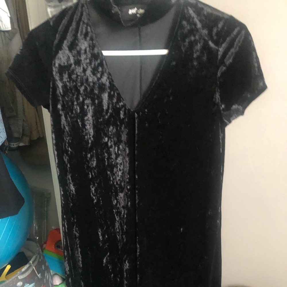 Wet seal velour dress